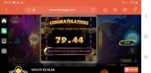 Supersmask won 397x on Hippo Pop at Leovegas